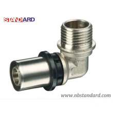 Brass Press Fitting for Pex-Al-Pex Pipe